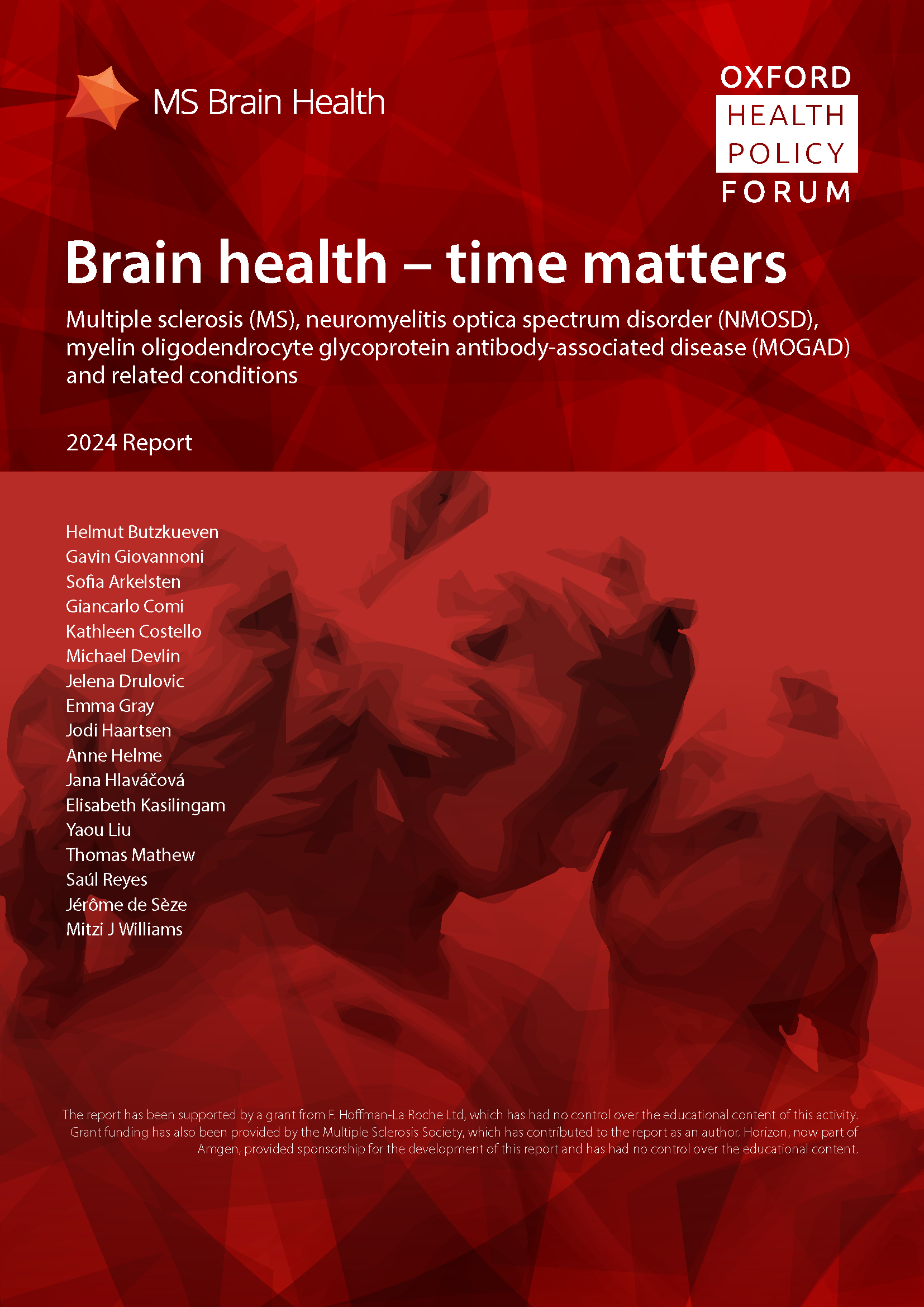 Brain Health Time Matters Report 2024 front cover